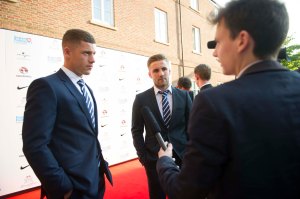 Interviewing England stars Ross Barkley and Luke Shaw