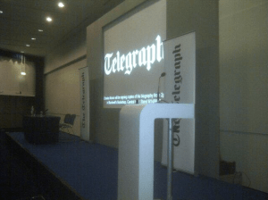 Producing a Daily Telegraph Fringe Event at the Conservative Party Conference in Manchester