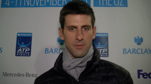 Interviewing Novak Djokovic at the 02