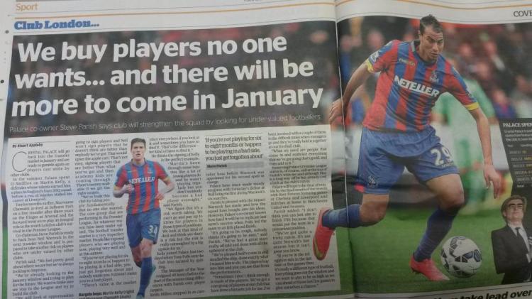 Exclusive interview with Crystal Palace co-chairman Steve Parish